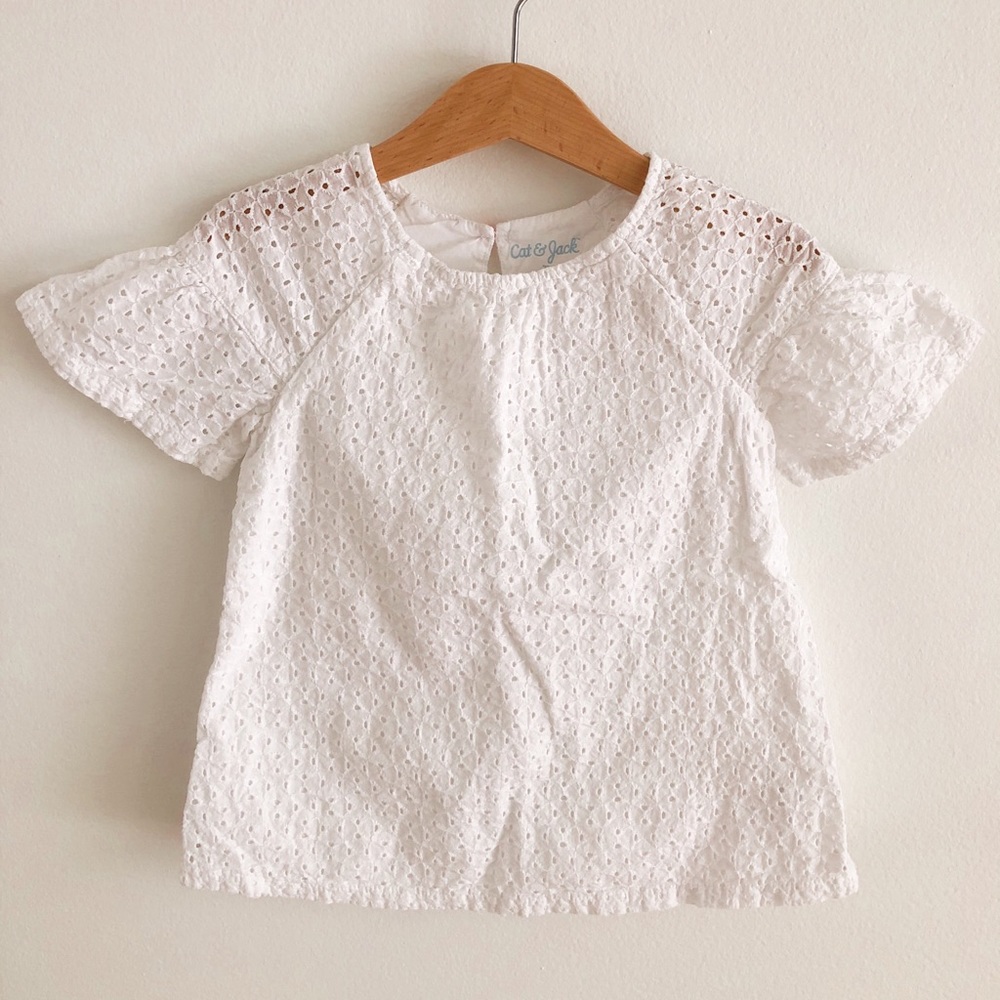 Flutter sleeve shift dress/shirt